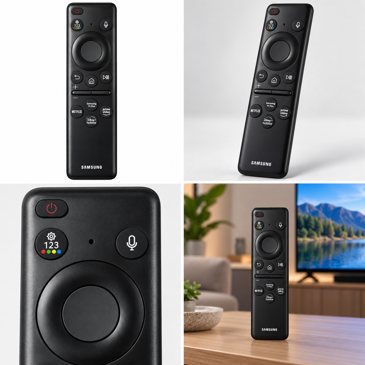 Original Samsung Smart TV Remote with Voice Control Netflix Prime Video Disney Plus Hotstar India