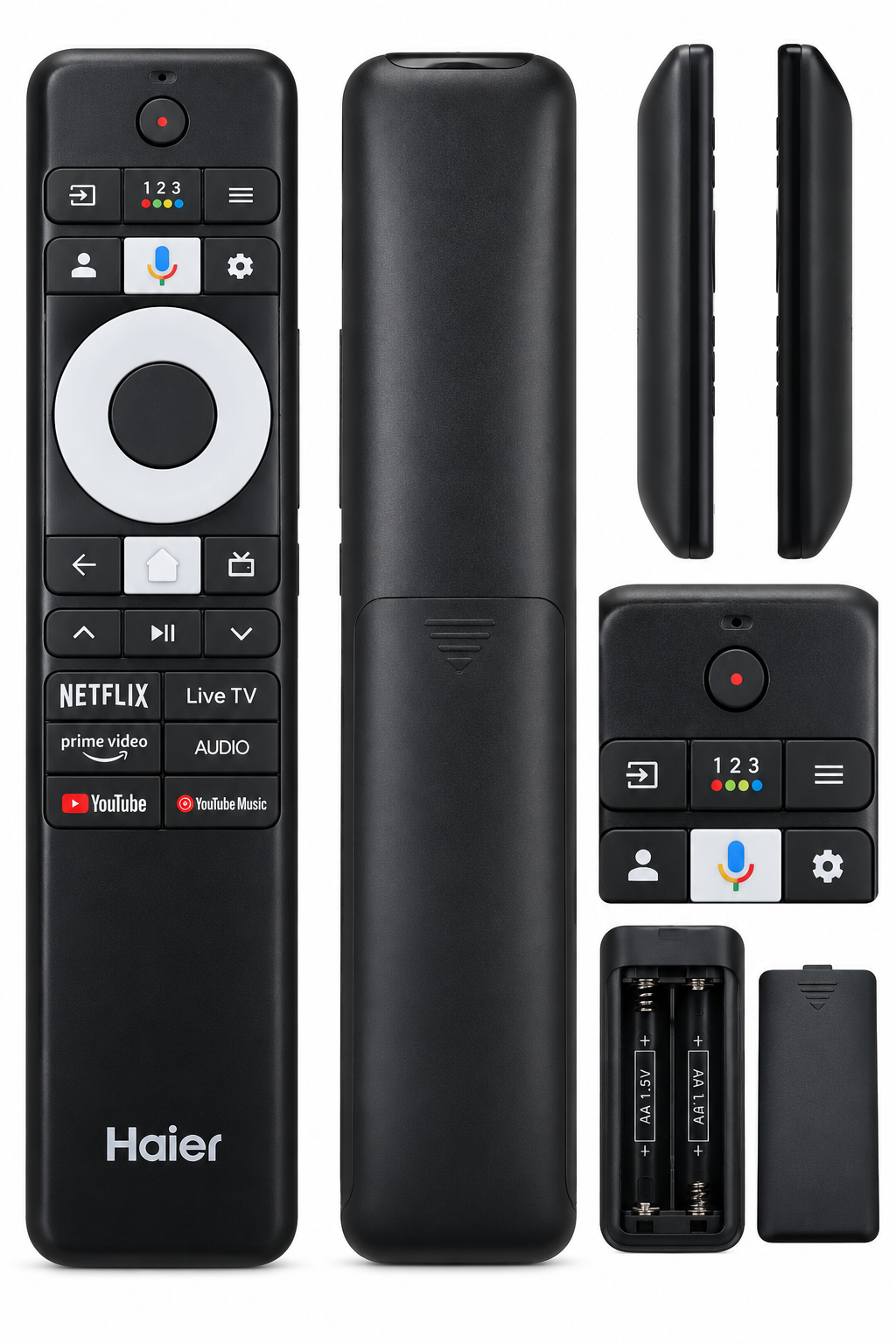 Haier Smart Android LED 4K TV – With Netflix, Prime Video, YouTube & YouTube Music Hotkeys