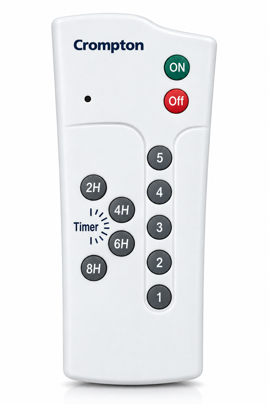 Crompton Ceiling Fan Remote Control with Speed Timer Sleep Breeze Mode India