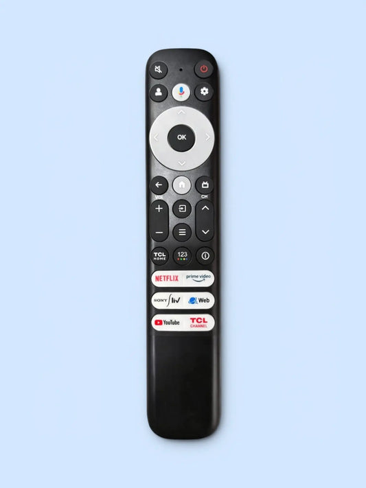 Original TCL Smart TV Voice Remote – Google Assistant Netflix Prime YouTube India