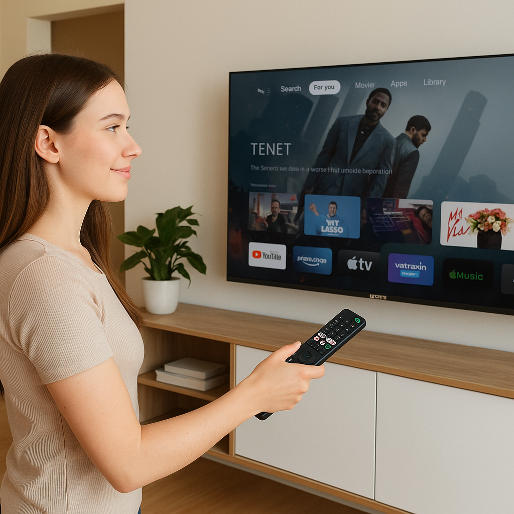 Original Sony Smart TV Remote Control – Google Voice, Netflix & Google Play Buttons##!