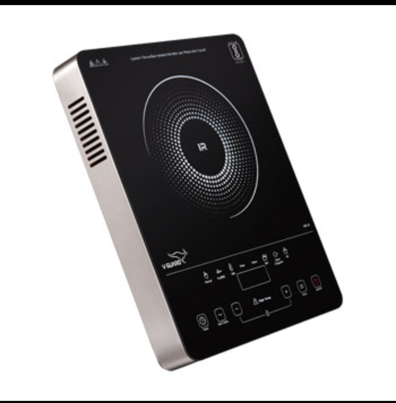 V-Guard VIRC 02 2200W Infrared Cooktop with Touch Panel (Works with All Cookware)