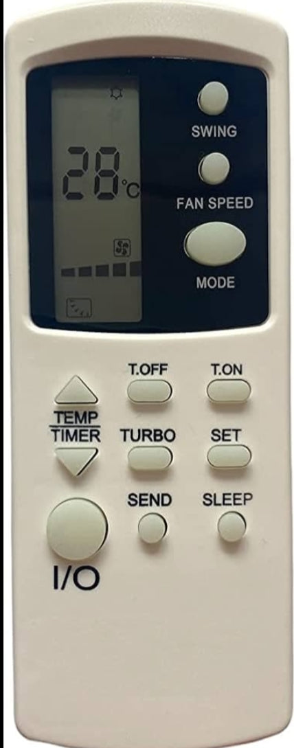 Voltas AC Remote Control Model 39 AC17 31A – Compatible Replacement – Faritha