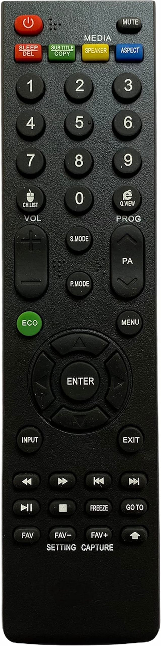 Kodak led lcd tv remote control