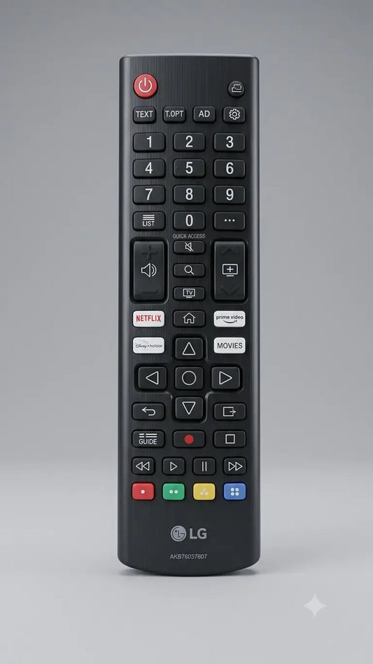 LG Smart TV Replacement Remote Control – Universal Compatible Remote with Netflix, Prime Video & Disney+ Hotkeys