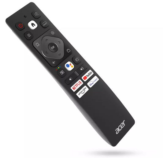 Acer Smart LED TV Remote Control – Compatible with Disney+ Hotstar, Netflix, YouTube & Prime Video with voice #