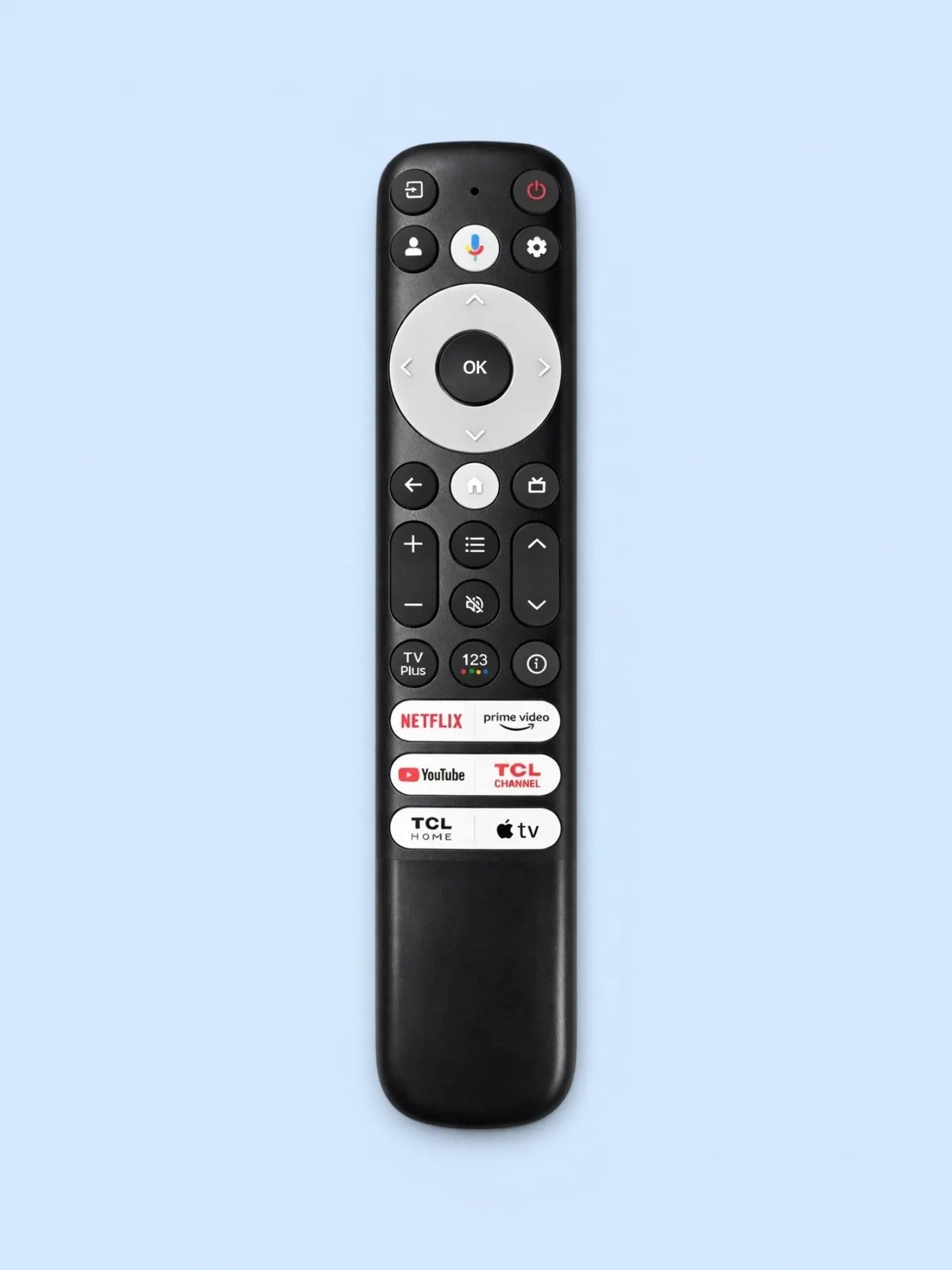 Original TCL Smart TV Voice Remote Control with Google Assistant | Netflix, Prime Video & YouTube Hotkeys