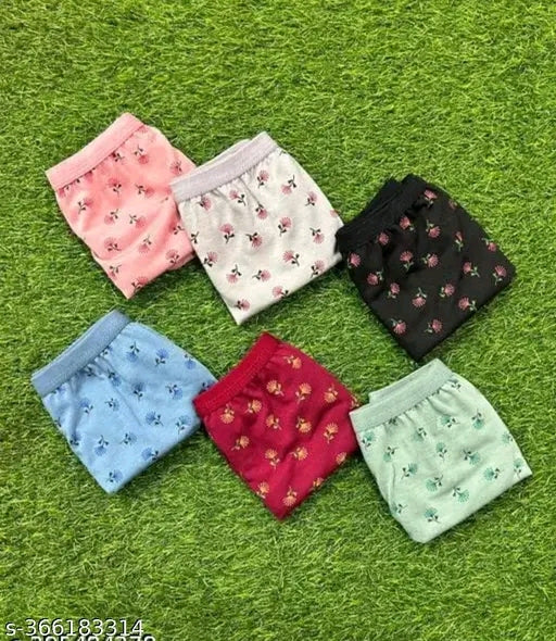 6 Piece Combo Women Girl Panties Innerwear – L India