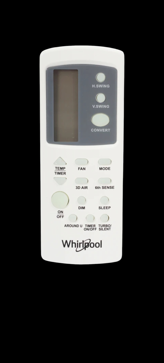 Whirlpool AC Remote — compatible replacement Whirlpool split window AC India Faritha 2026