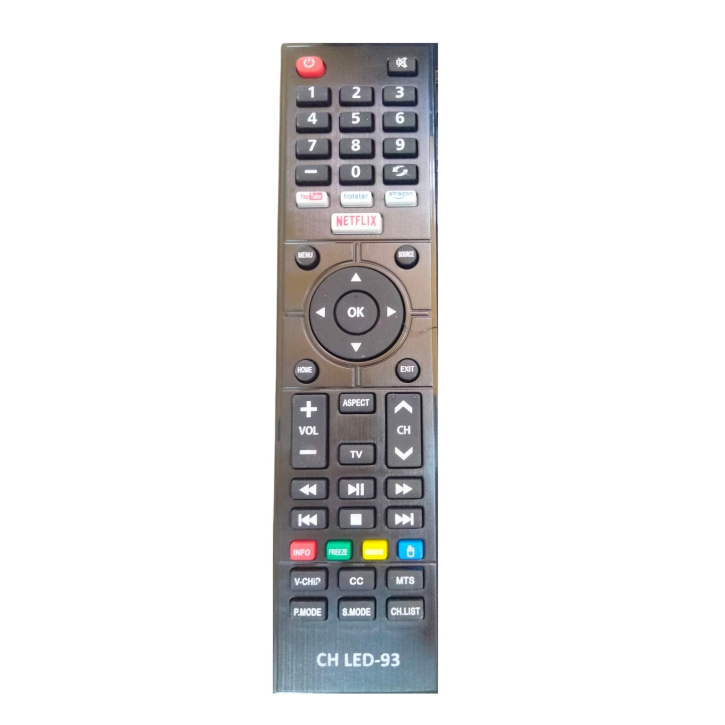 Vertex Smart TV Remote Control – Compatible Replacement for Vertex LED & Android TVs #