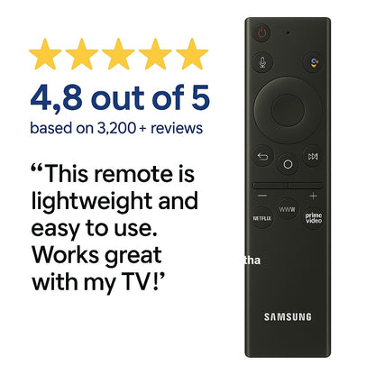 Samsung Smart TV Remote 5-star customer reviews India — trusted by 1,42,000 customers Faritha