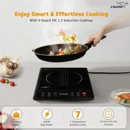 V-Guard VIC 01 V2 Energy Efficient Induction Cooktop – Multiple Cooking Modes India