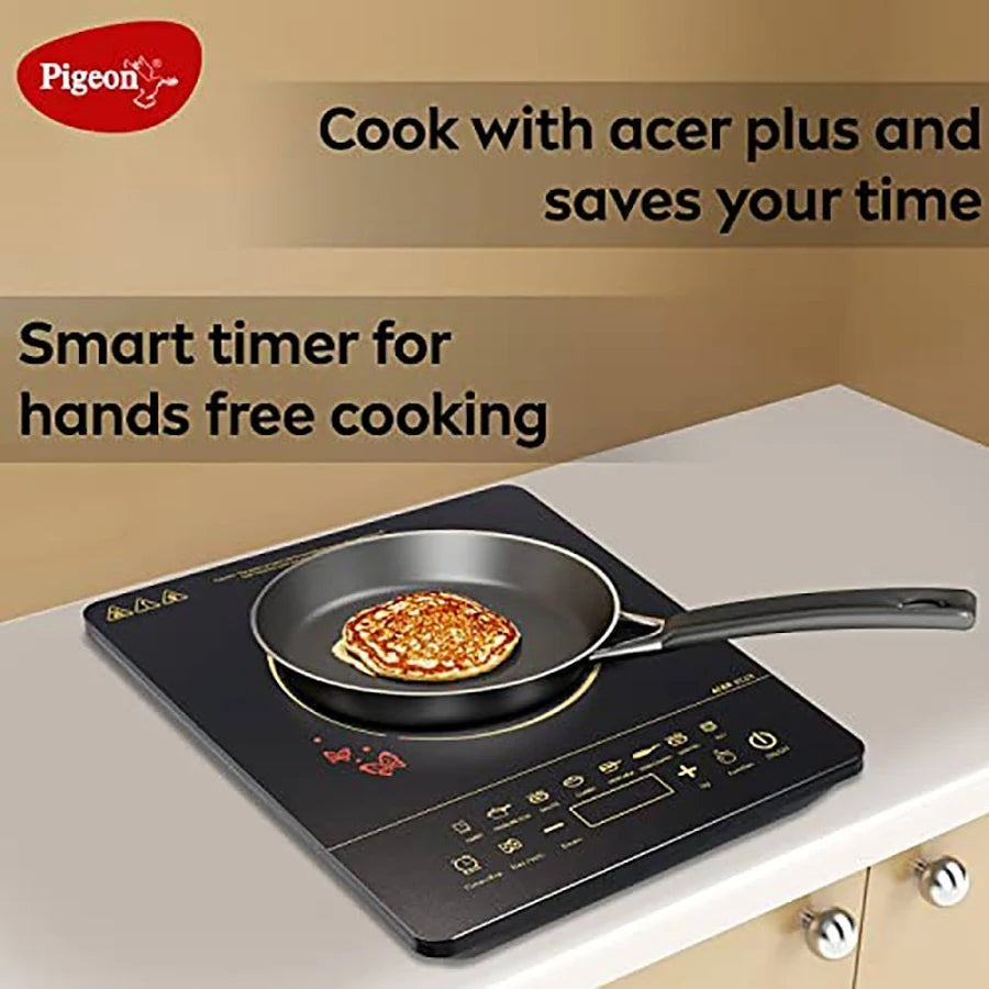 Pigeon Acer Plus 1800W Induction Cooktop with Touch Control & LED Display#