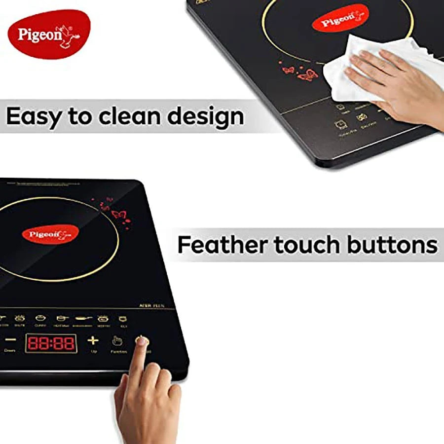 Pigeon Acer Plus 1800W Induction Cooktop with Touch Control & LED Display#
