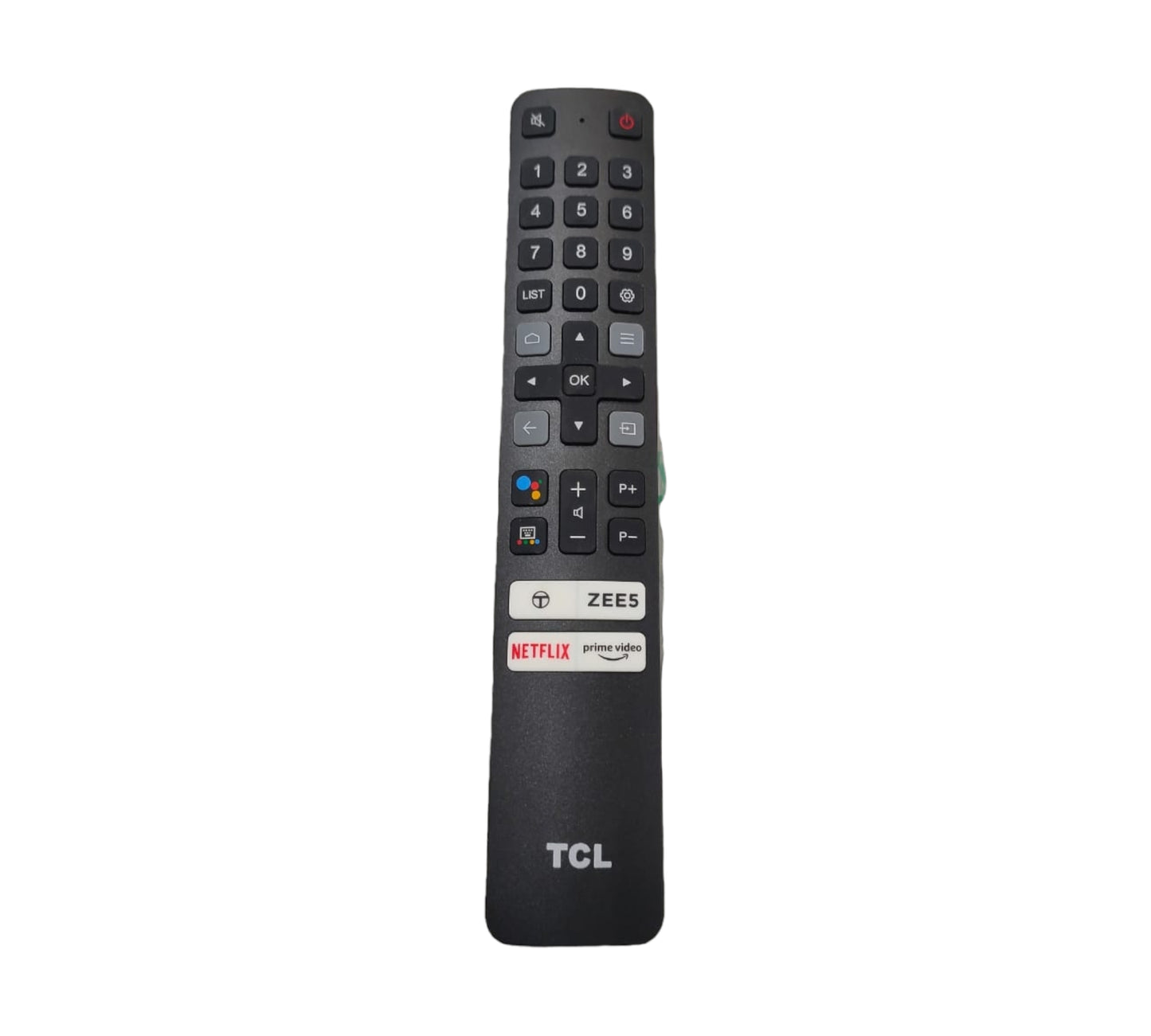 TCL Smart TV Remote with voice sensor — Netflix YouTube Prime compatible India Faritha