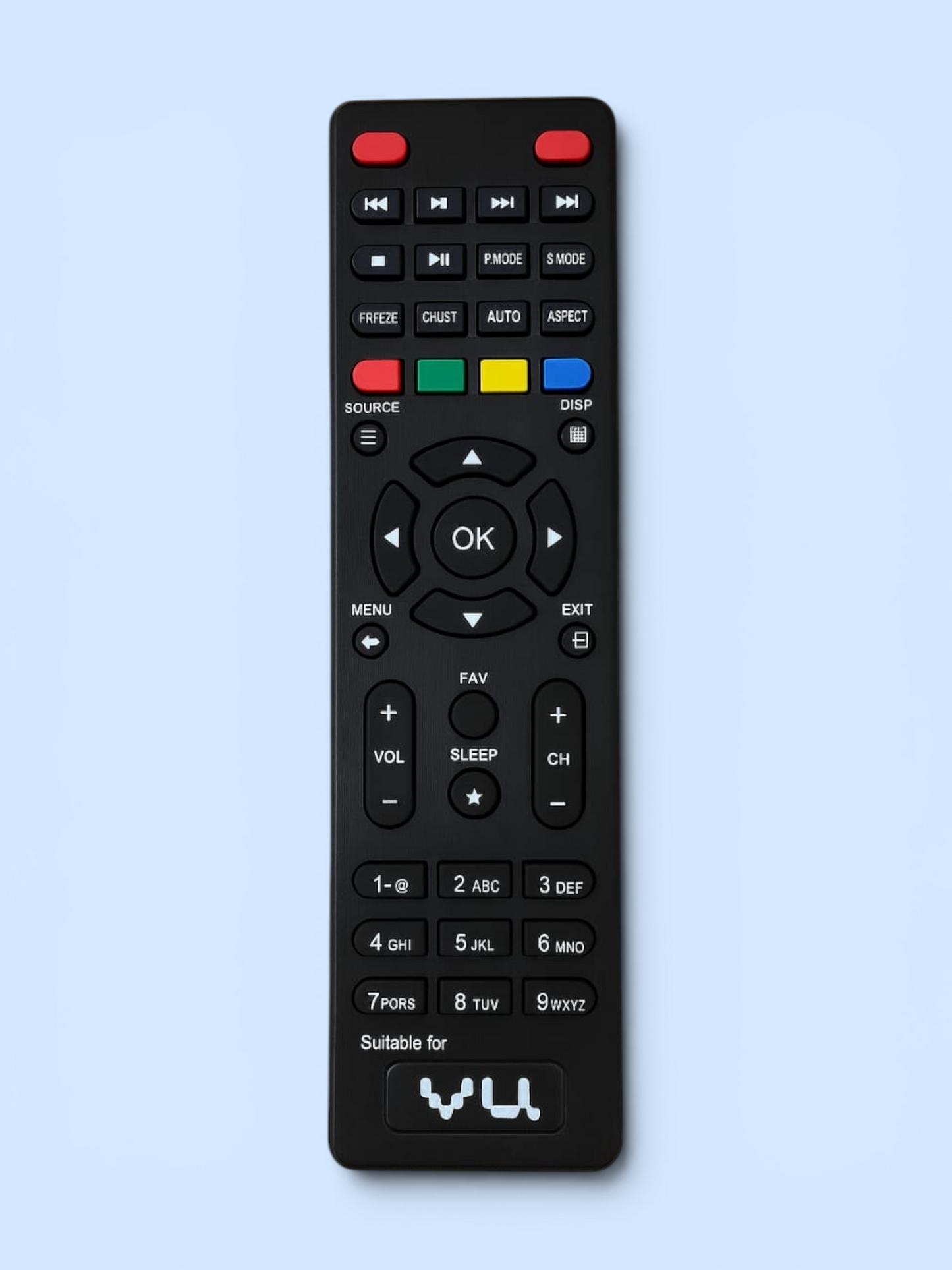 VU LED LCD TV Remote Control – Compatible Replacement for All VU Non-Smart TVs | Buy Online India