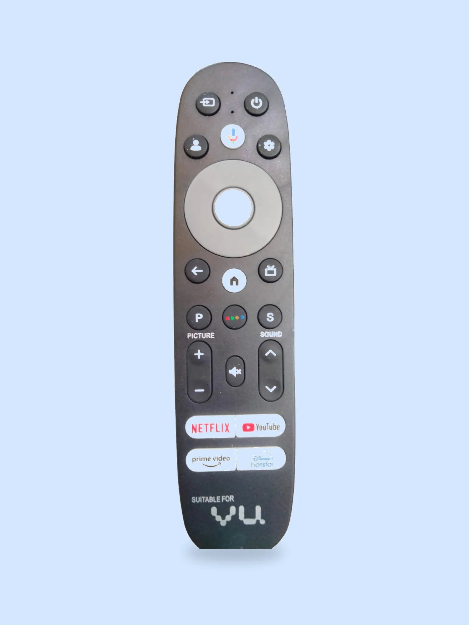 VU Smart TV Compatible Remote Control – Replacement for VU LED Android Smart TVs India Faritha