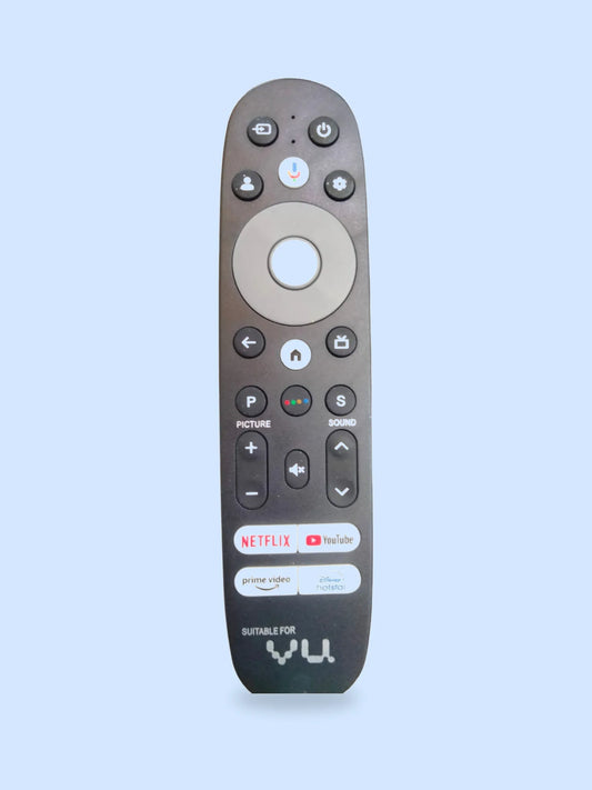 VU Smart TV Compatible Remote Control – Replacement for VU LED Android Smart TVs India Faritha
