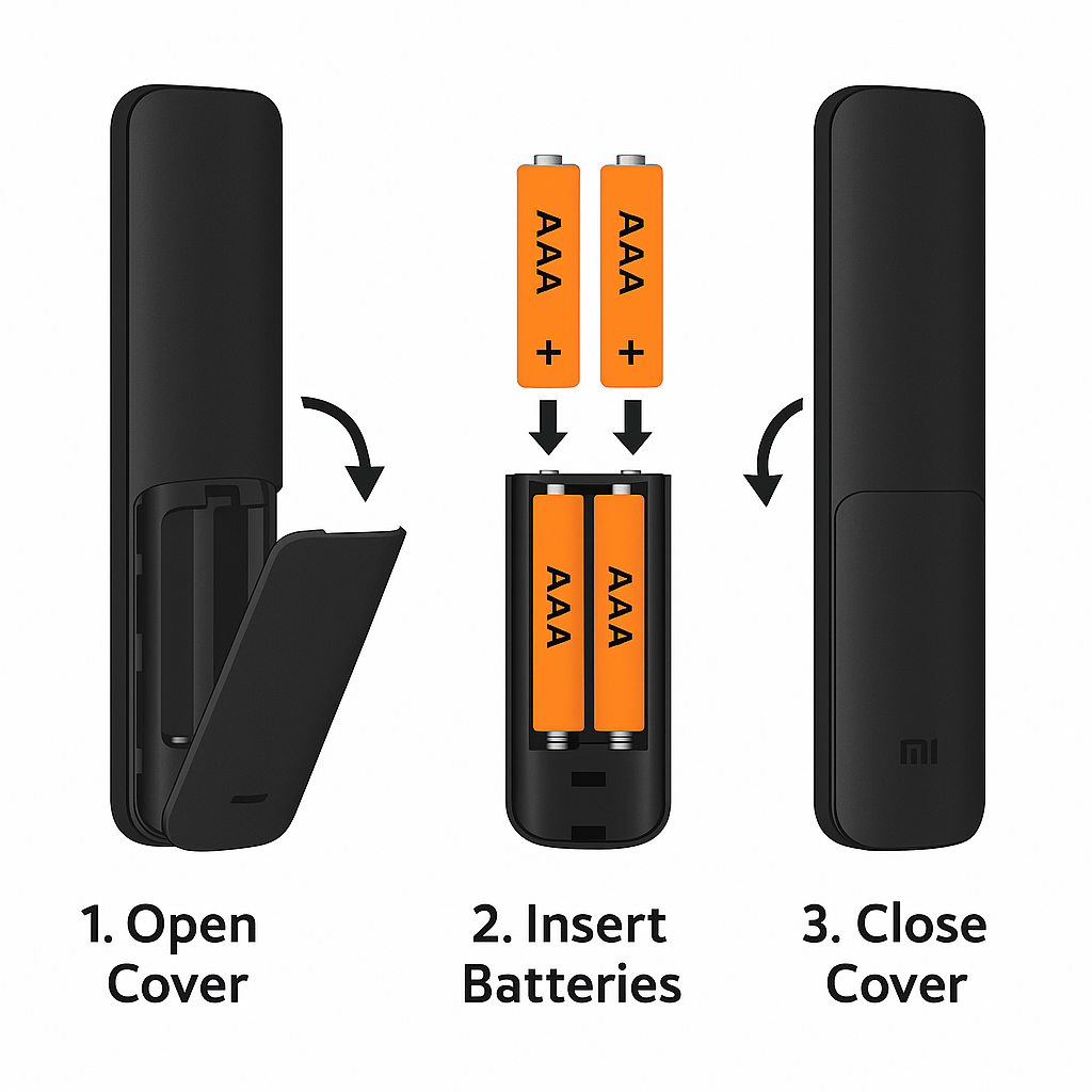 Xiaomi Smart TV Remote packaging — genuine original Xiaomi remote India Faritha