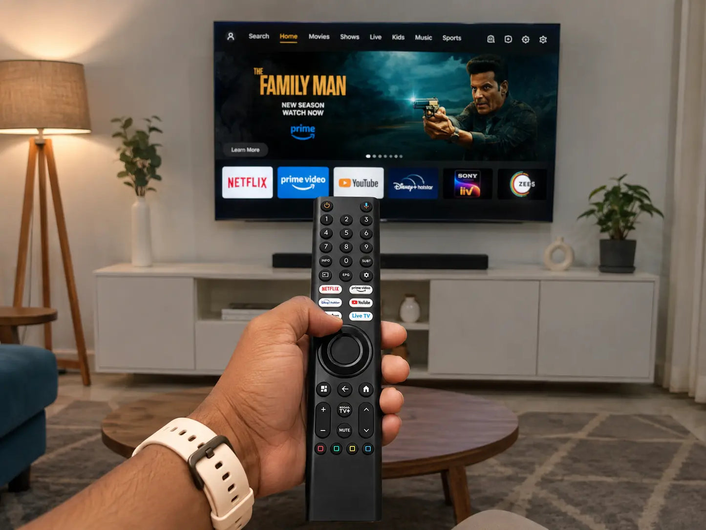 Xiaomi Smart TV Remote Control with Google Voice, Netflix & Prime Video Buttons