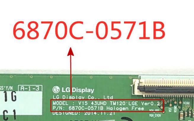 6870C- 0571B T Con Board  FOR TV - Faritha