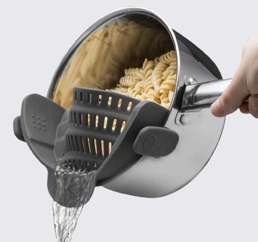 SnapStrain The Ultimate Silicon Kitchen Pot Strainer - Faritha