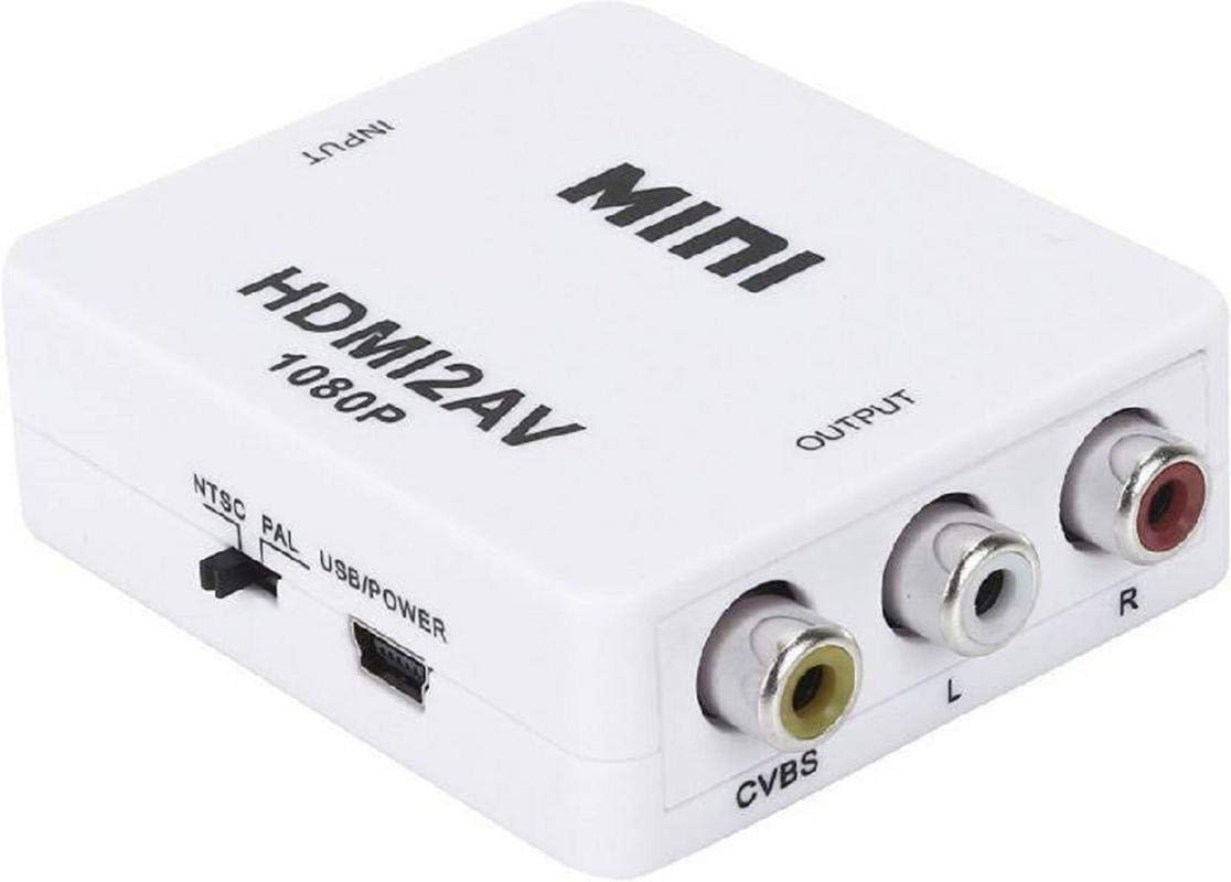 Mini HDMI 2 AV UP Scaler 1080P HD Video Converter Media Streaming Device*