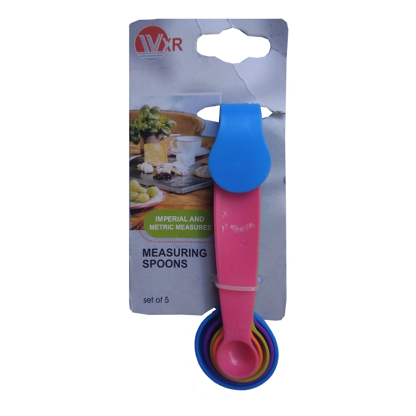 Measuring Spoons 5 Nos - 1.25 ml to 15ml - ABS Plastic - Faritha