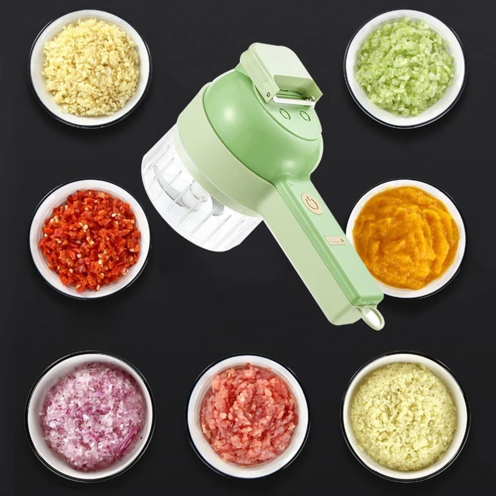 Faritha 4 in 1 Portable Rechargeable Electric Vegetable Cutter Set - Faritha
