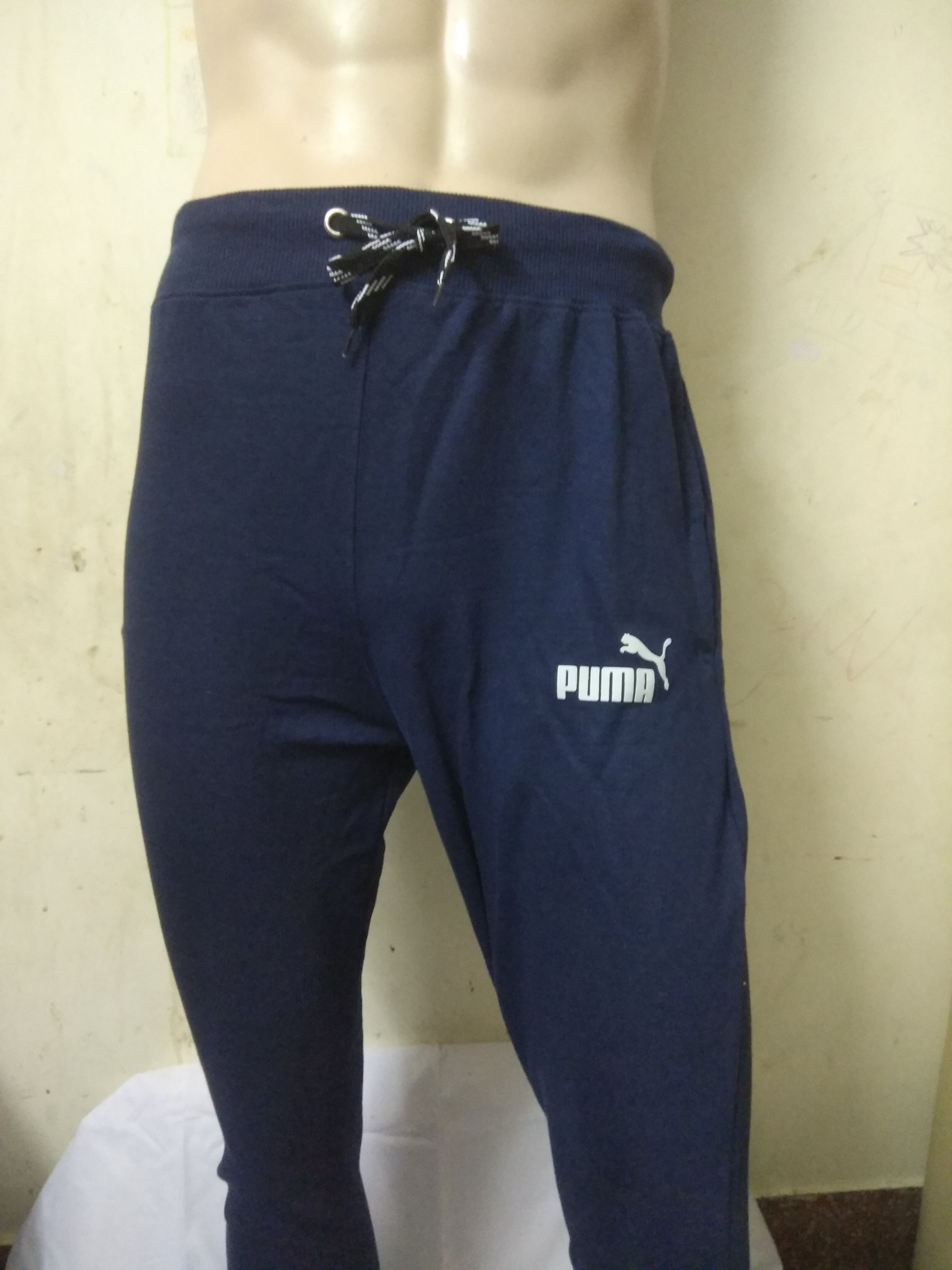 Male Men Dark Blue Lycra Track Pant, Brand Logo at Rs 250/piece in New  Delhi | ID: 2851886665973