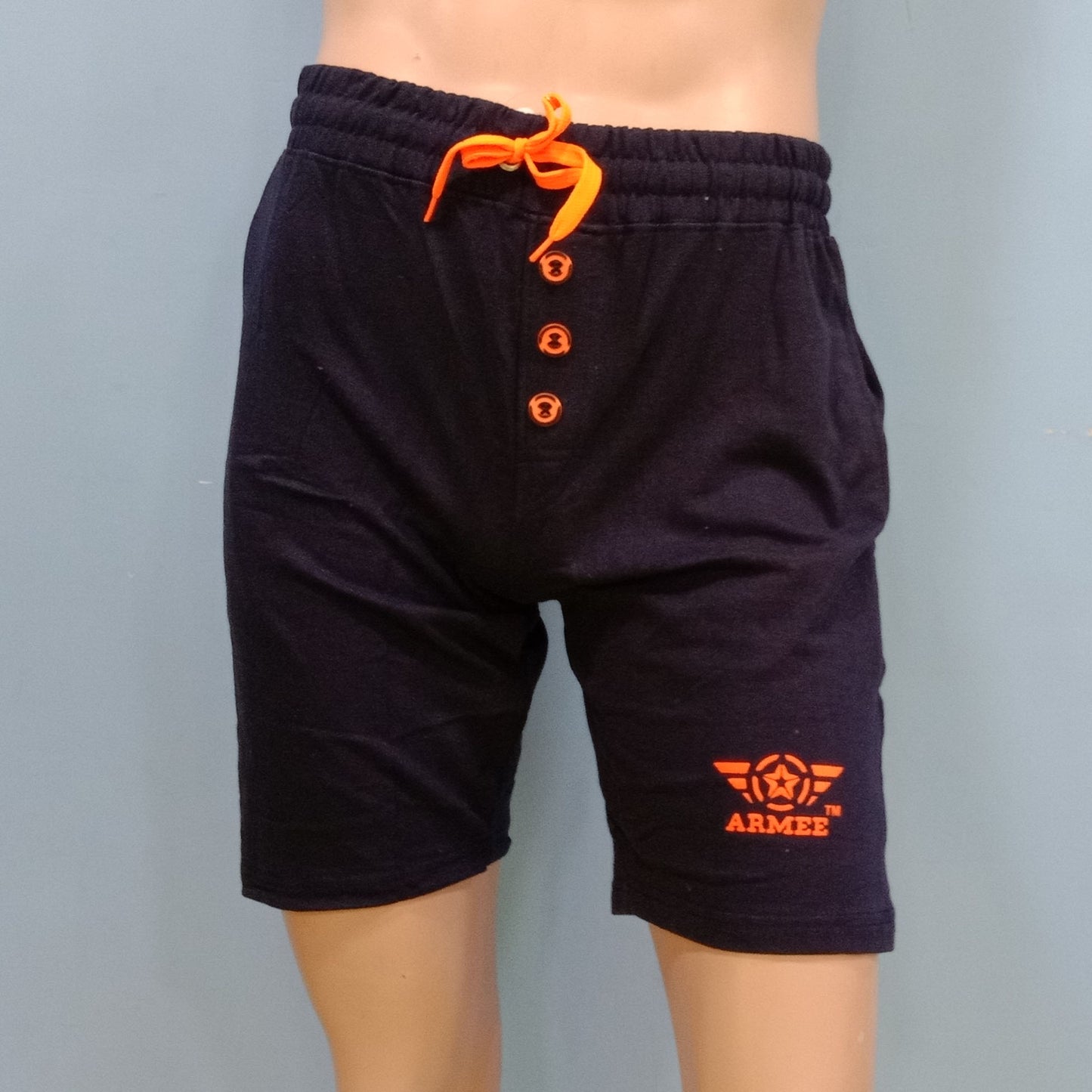 Wonderful Plain Branded Shorts for Men - 5 Colours - AR03 - Faritha