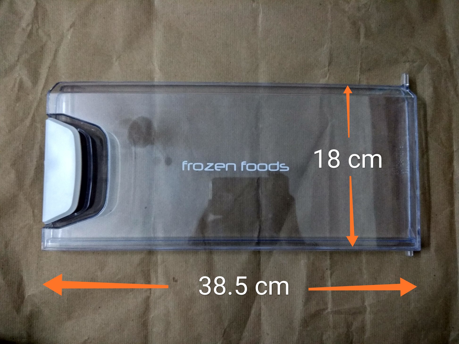 Freezer door for godrej edge pro 190 litres refrigerator (White Handle) Length 38.5 CM Breath 18 CM - Faritha