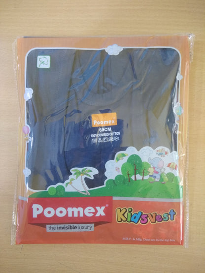 Poomex Premium boys Kids innerwear banian Vest - Colour- Sleeveless
