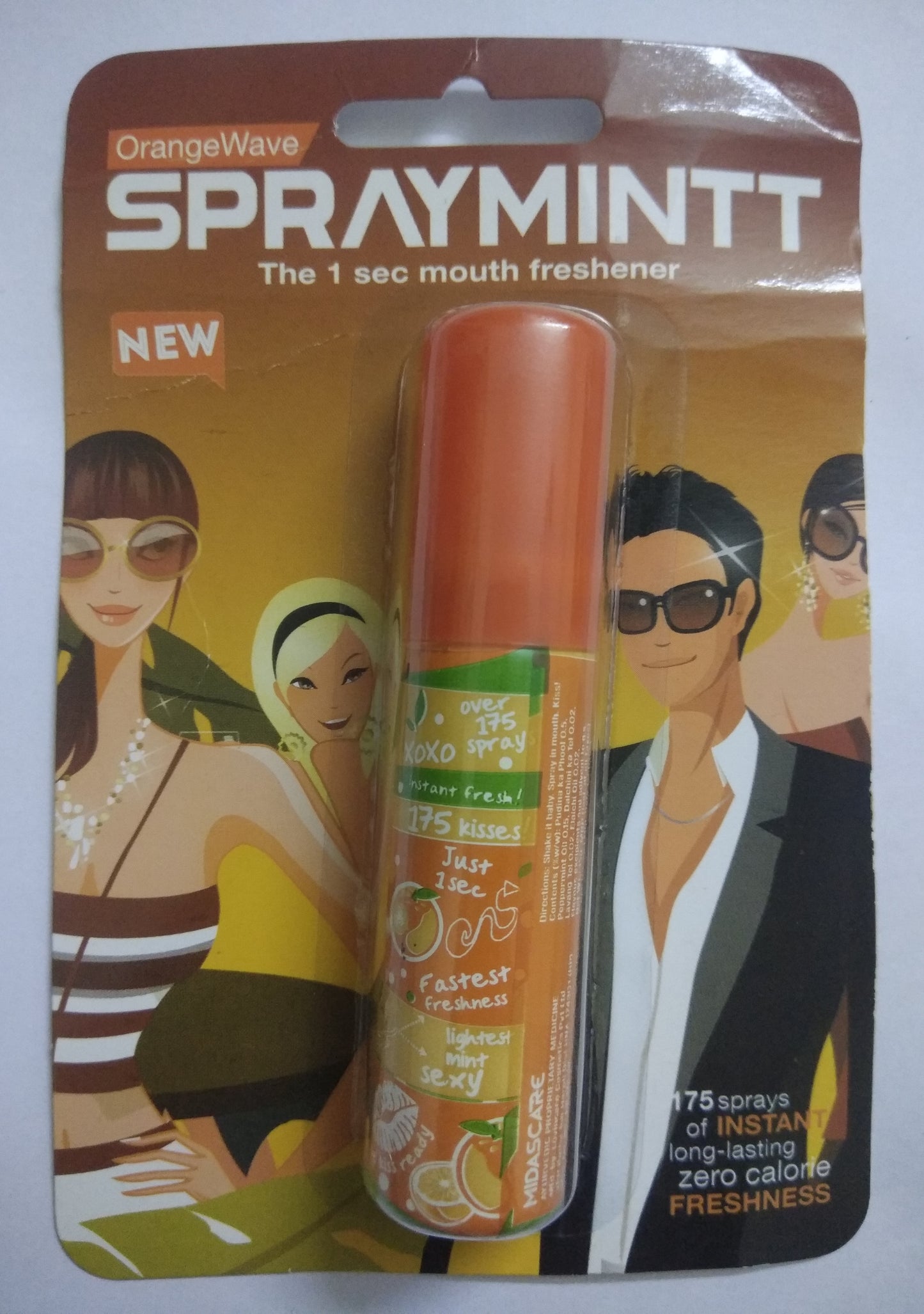 Spray Mintt- The 1 Sec mouth freshener - Orange wave - Faritha
