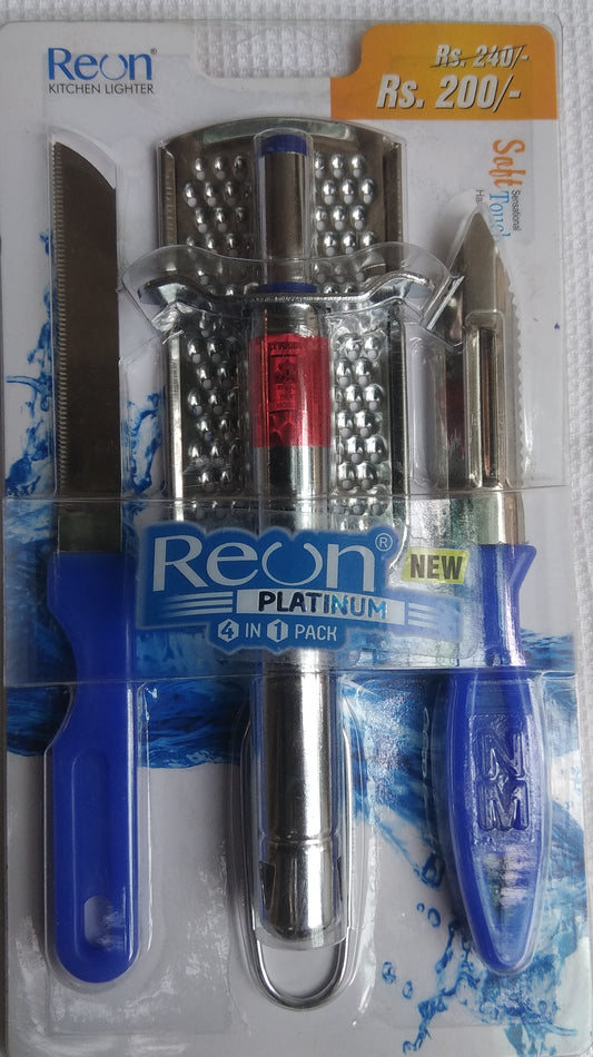 Stainless Steel Lighter for Gas Stove with 3 Free Items - Faritha