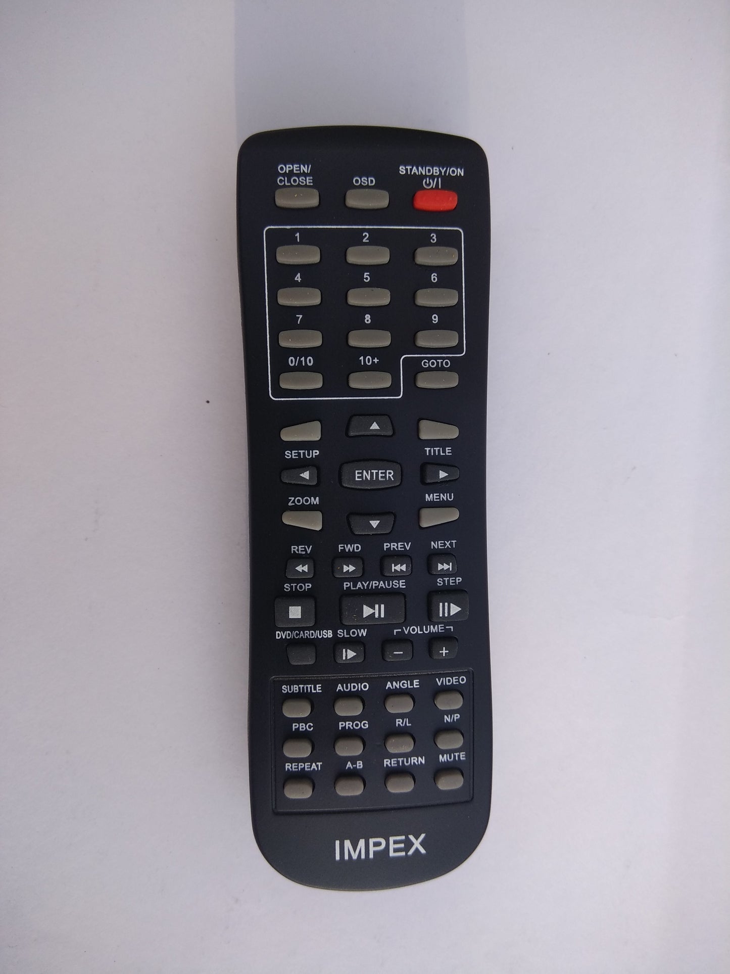 Impex dvd player remote control (DV11)