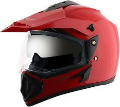 VegaEdge Gloss Finish Dual Visor Helmet - Faritha