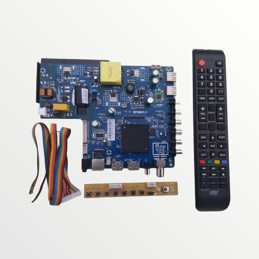 Android TV Board 40 Inch Smart TV (SP36821.2) With Remote - Faritha