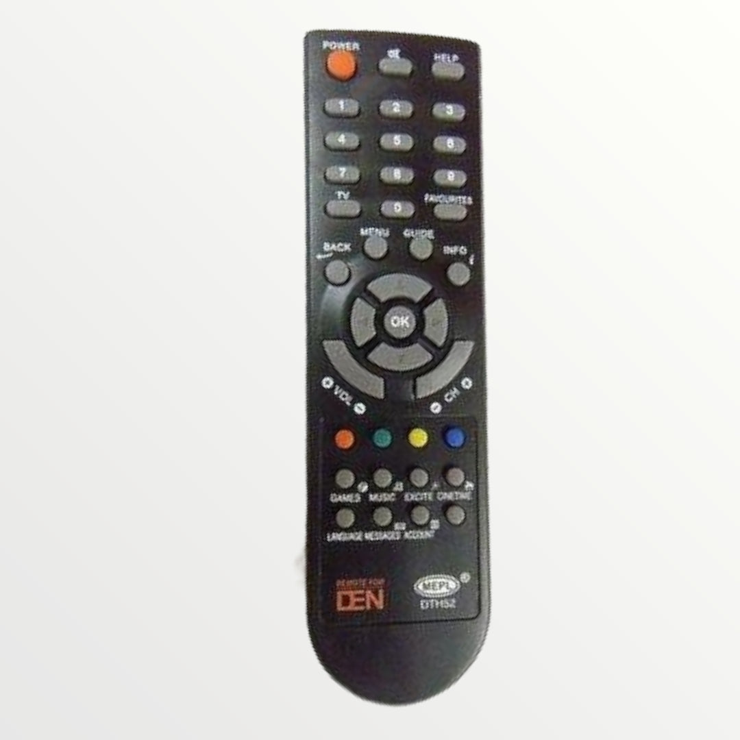 Den Remote Control Universal Remote Control Compatible All DEN Set-Top Boxes Easy Setup ...
