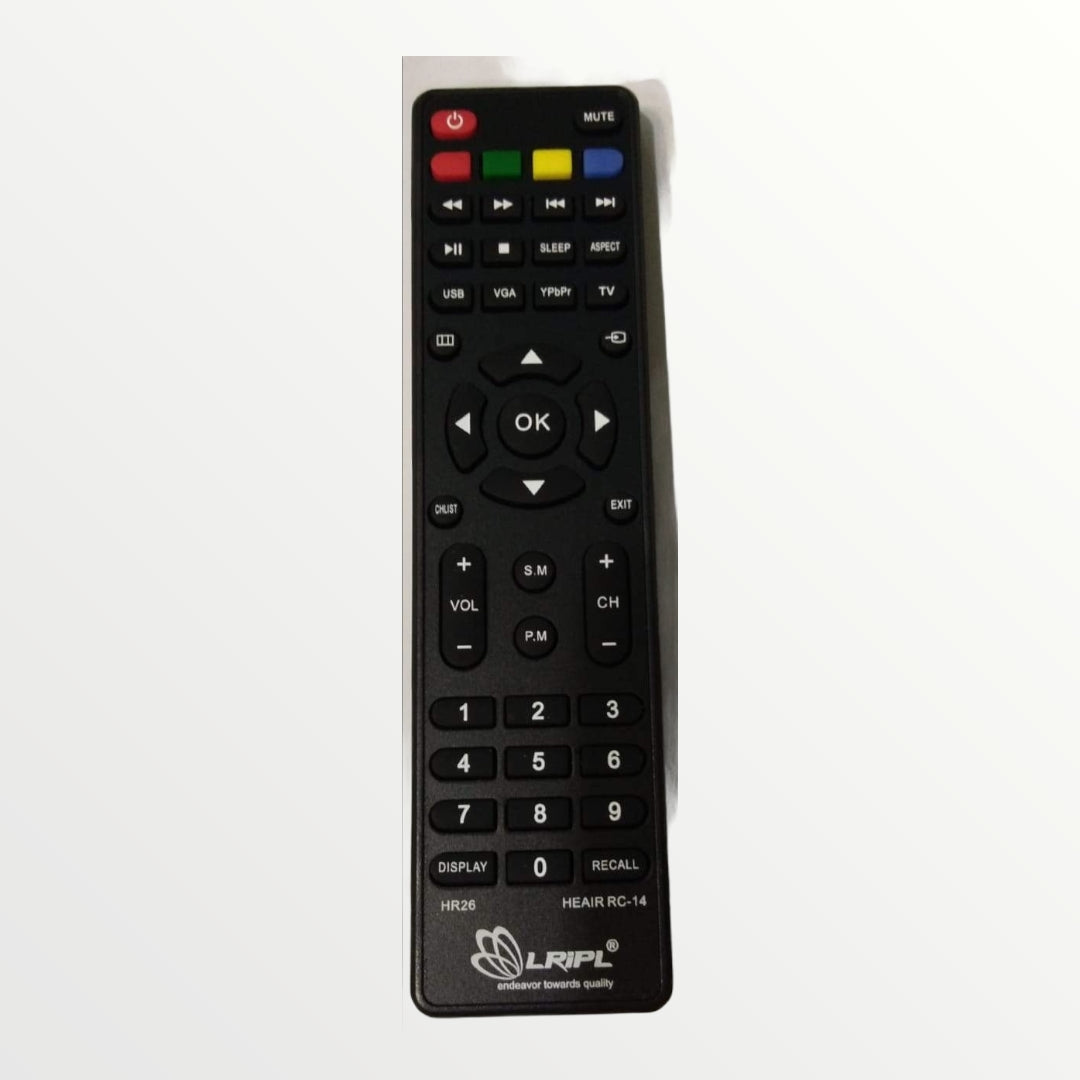 Haier LED LCD TV Universal Remote Control (LD24) - Faritha