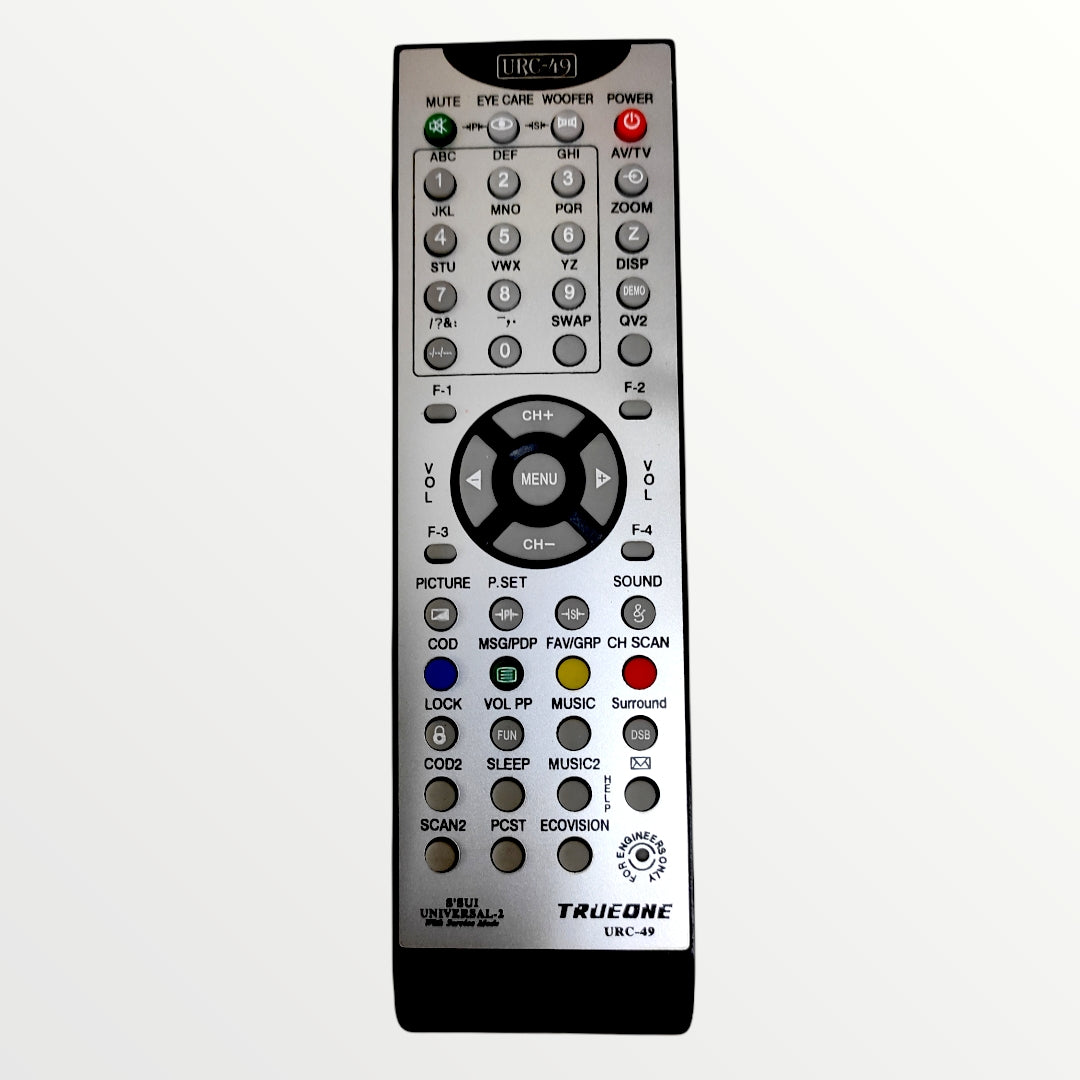 Sansui Universal  TV Remote Control * Compatible*High Sensitivity URC 49 (TV15)
