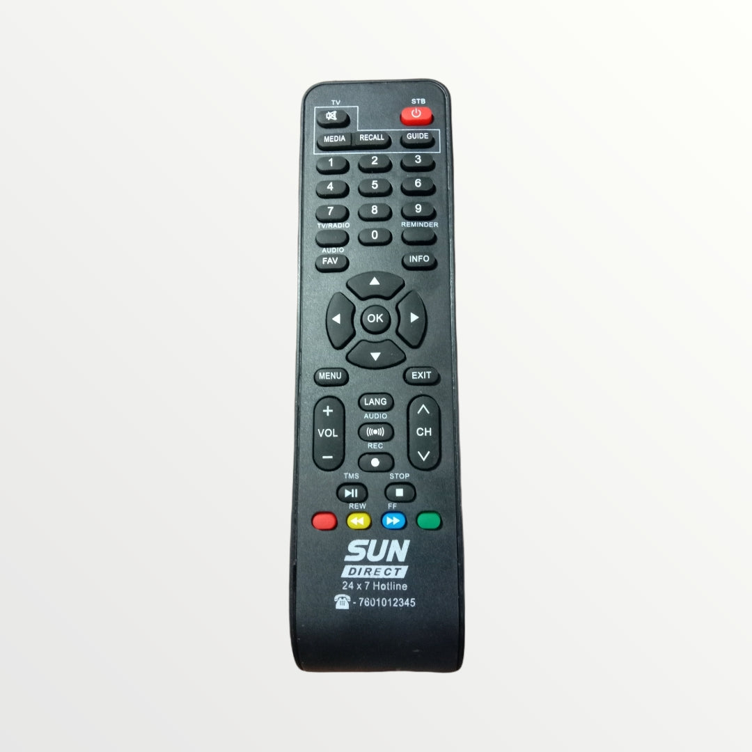 Remote Control for Sun Direct DTH – Faritha