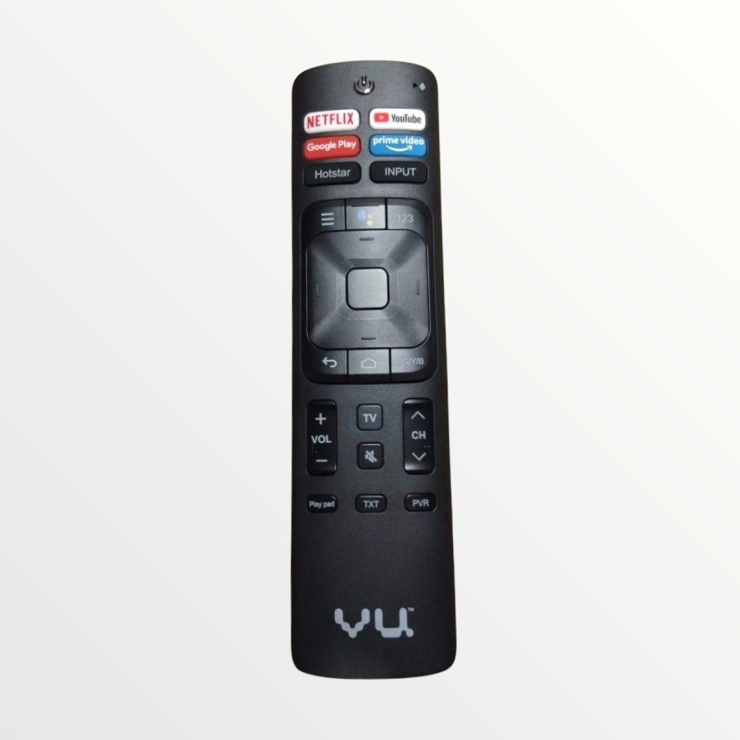 VU  Smart TV remote control Youtube, Googleplay,Hotstar ,prime video with voice sensor - Faritha