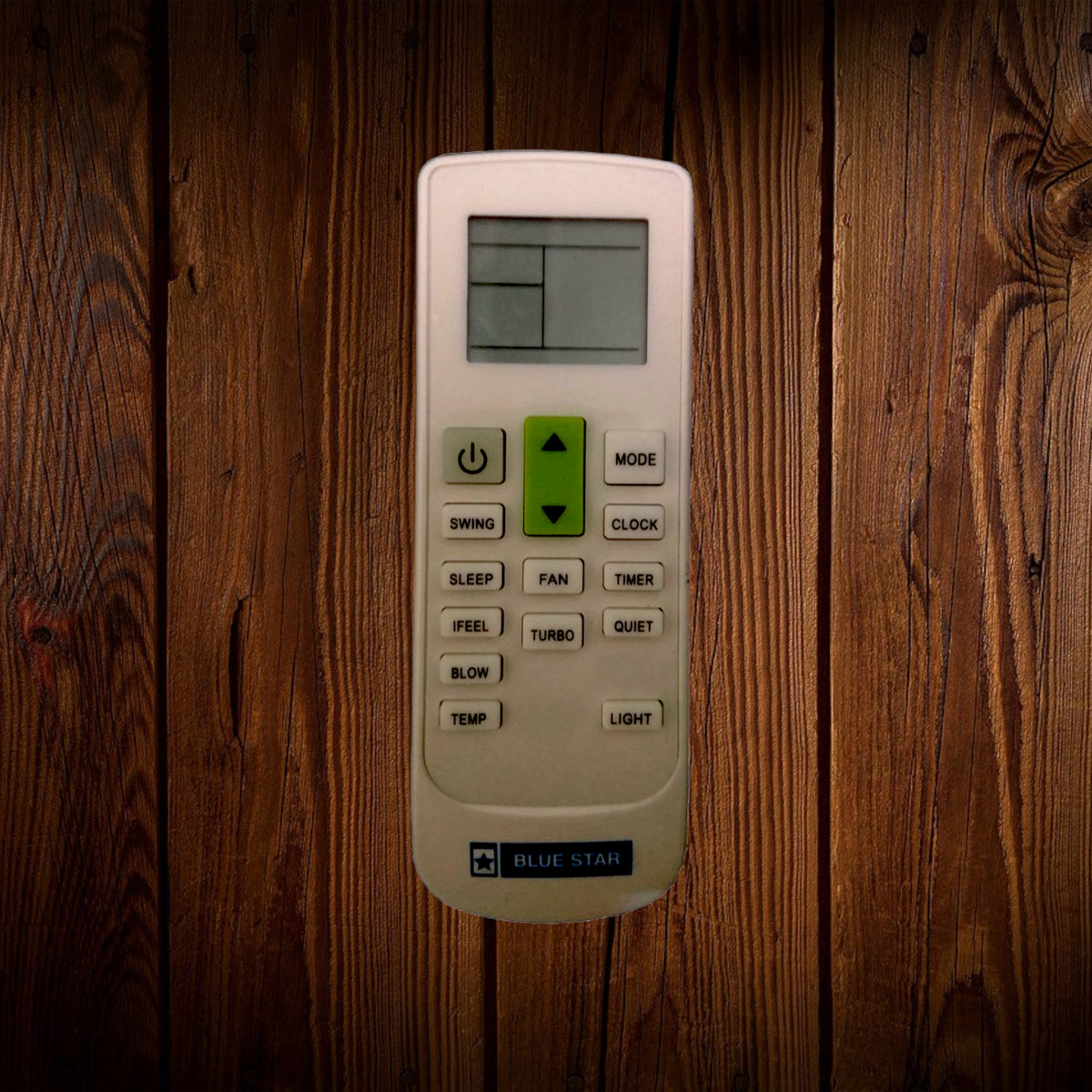 Blue Star AC Remote front view — compatible all Blue Star models India Faritha 2026