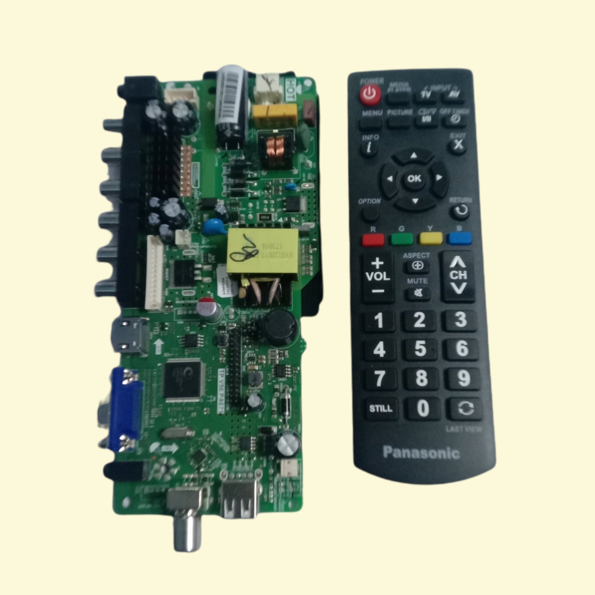 Panasonic 24 inch LED /LCD TV Combo Board suitable for all Brand TV with Remote - Faritha
