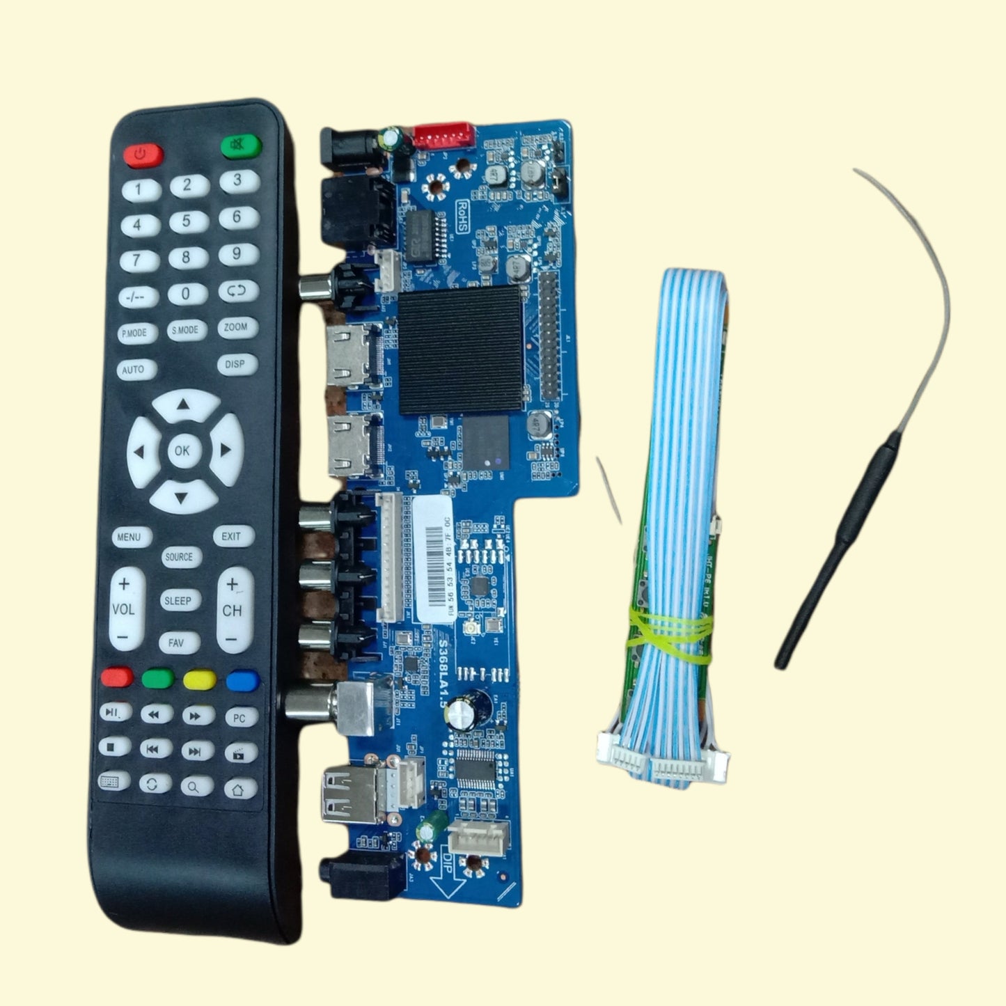 Android TV Board 22 Inch to 55 inch Smart TV with Remote S368A1.5(512MB) - Faritha