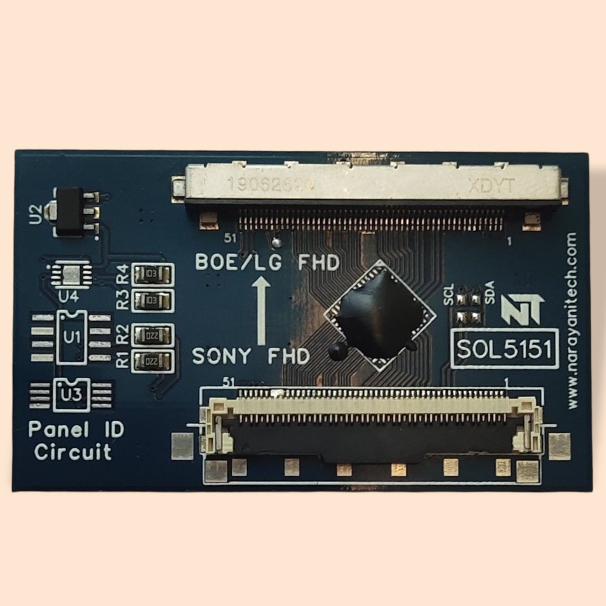 SL5151 LVDS Interface Board, SAMSUNG To LG LVDS Converter