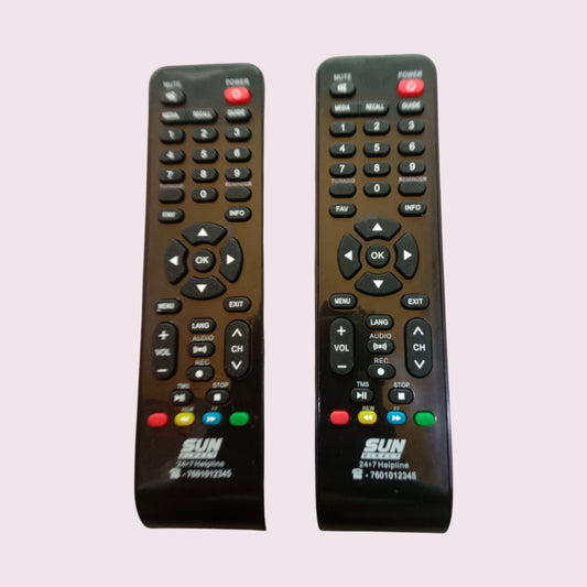 COMBO OF 2 PCS SUN DIRECT DTH  REMOTE CONTROL  Compatible High Sensitivity* Good Quality