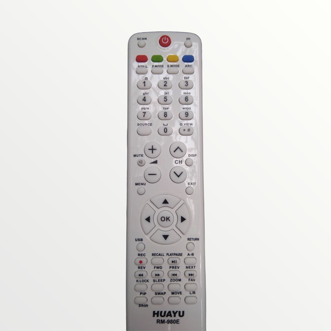 Haier LED LCD TV Universal Remote Control White - Faritha