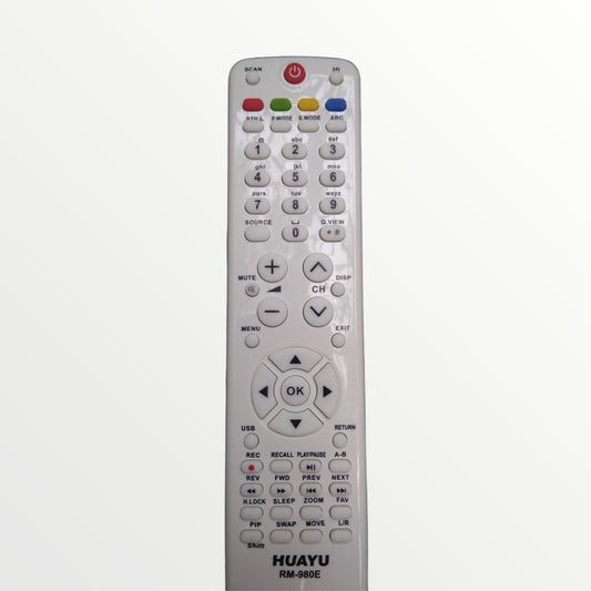 Haier LED LCD TV Universal Remote Control White - Faritha